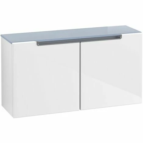 Villeroy & Boch Subway 2.0 Sideboard mit 2 Türen Glossy White Chromfarbig Glänzend Silver Grey Villeroy & Boch Subway 2.0 Sideboard Mit 2 Türen Glossy White Chromfarbig Glänzend Silver Grey -VILLEROY & BOCH shop 70940392 4