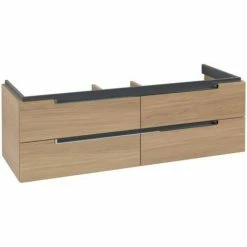 Villeroy & Boch Subway 2.0 Waschtischunterschrank Mit 4 Auszügen Elm Impresso Chromfarbig Glänzend -VILLEROY & BOCH shop 70940412 3