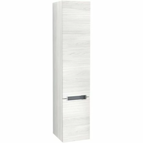 Villeroy & Boch Subway 2.0 Hochschrank mit 2 Türen Links White Wood Chromfarbig Glänzend Ohne Schublade Villeroy & Boch Subway 2.0 Hochschrank Mit 2 Türen Links White Wood Chromfarbig Glänzend Ohne Schublade -VILLEROY & BOCH shop 70940429 2
