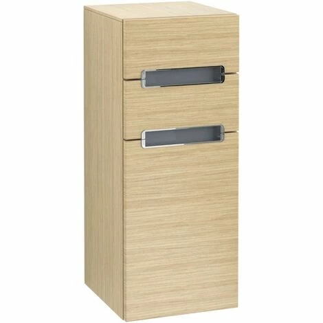 Villeroy & Boch Subway 2.0 Seitenschrank mit 1 Tür und 2 Schubladen Links Nordic Oak Chromfarbig Glänzend White Villeroy & Boch Subway 2.0 Seitenschrank Mit 1 Tür Und 2 Schubladen Links Nordic Oak Chromfarbig Glänzend White -VILLEROY & BOCH shop 70940430 2