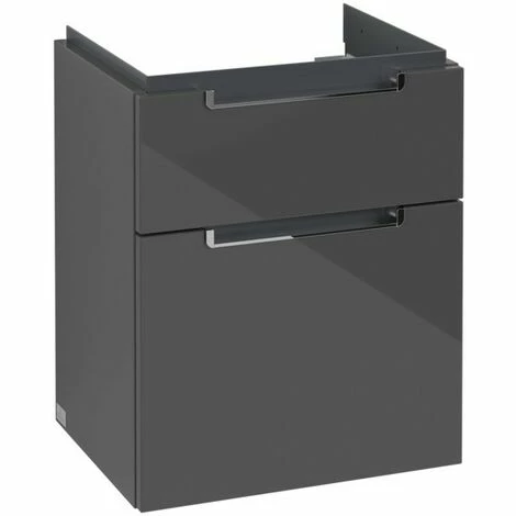 Villeroy & Boch Subway 2.0 Waschtischunterschrank XXL mit 2 Auszügen 48,5 cm Glossy Grey Chromfarbig Glänzend Villeroy & Boch Subway 2.0 Waschtischunterschrank XXL Mit 2 Auszügen 48,5 Cm Glossy Grey Chromfarbig Glänzend -VILLEROY & BOCH shop 70940436 3
