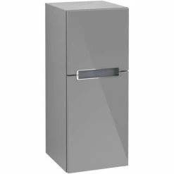 Villeroy & Boch Subway 2.0 Seitenschrank Mit 1 Tür Und 1 Auszug Rechts Glossy Grey Chromfarbig Glänzend White -VILLEROY & BOCH shop 70940469 4