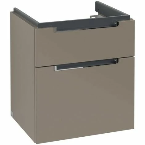 Villeroy & Boch Subway 2.0 Waschtischunterschrank XXL mit 2 Auszügen 53,7 cm Truffle Grey Chromfarbig Glänzend Villeroy & Boch Subway 2.0 Waschtischunterschrank XXL Mit 2 Auszügen 53,7 Cm Truffle Grey Chromfarbig Glänzend -VILLEROY & BOCH shop 70940476 2