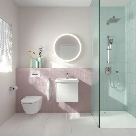 Villeroy & Boch Subway 3.0 Spiegel Rund 71,2 White Matt 4 Villeroy & Boch Subway 3.0 Spiegel Rund 71,2 White Matt – Bild 2