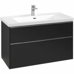 Villeroy & Boch Subway 3.0 Waschtischunterschrank XL 973mm Mit 2 Auszügen Volcano Black Mit Beleuchtung Aluminium Glänzend 7 Villeroy & Boch Subway 3.0 Waschtischunterschrank XL 973mm Mit 2 Auszügen Volcano Black Mit Beleuchtung Aluminium Glänzend -VILLEROY & BOCH shop 71070208 3