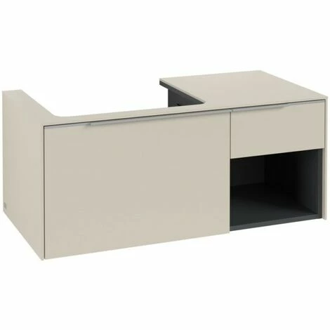 Villeroy & Boch Subway 3.0 Waschtischunterschrank 1001mm mit 2 Auszügen und Regalelement Cashmere Grey Waschtisch links/Regalelement rechts Ohne Beleuchtung Aluminium Glänzend Villeroy & Boch Subway 3.0 Waschtischunterschrank 1001mm Mit 2 Auszügen Und Regalelement Cashmere Grey Waschtisch Links/Regalelement Rechts Ohne Beleuchtung Aluminium Glänzend -VILLEROY & BOCH shop 71070250 2