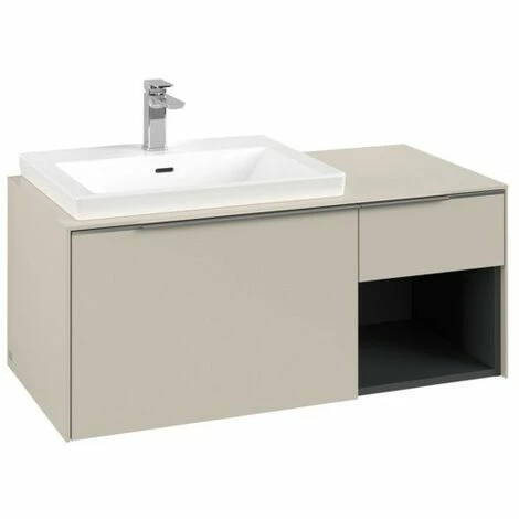 Villeroy & Boch Subway 3.0 Waschtischunterschrank 1001mm mit 2 Auszügen und Regalelement Cashmere Grey Waschtisch links/Regalelement rechts Ohne Beleuchtung Aluminium Glänzend Villeroy & Boch Subway 3.0 Waschtischunterschrank 1001mm Mit 2 Auszügen Und Regalelement Cashmere Grey Waschtisch Links/Regalelement Rechts Ohne Beleuchtung Aluminium Glänzend -VILLEROY & BOCH shop 71070250 3