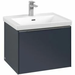 Villeroy & Boch Subway 3.0 Waschtischunterschrank 572mm Mit 1 Auszug Marine Blue Ohne Beleuchtung Aluminium Glänzend -VILLEROY & BOCH shop 71070271 3
