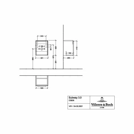 Villeroy & Boch Subway 3.0 Waschtischunterschrank 423mm mit 1 Tür 35,1 cm Links Stone Oak Aluminium Glänzend Villeroy & Boch Subway 3.0 Waschtischunterschrank 423mm Mit 1 Tür 35,1 Cm Links Stone Oak Aluminium Glänzend -VILLEROY & BOCH shop 71070284 1