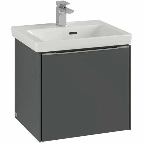 Villeroy & Boch Subway 3.0 Waschtischunterschrank 473mm mit 1 Auszug Graphite Ohne Beleuchtung Aluminium Glänzend Villeroy & Boch Subway 3.0 Waschtischunterschrank 473mm Mit 1 Auszug Graphite Ohne Beleuchtung Aluminium Glänzend -VILLEROY & BOCH shop 71070293 4
