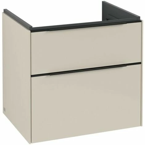 Villeroy & Boch Subway 3.0 Waschtischunterschrank XL 622mm mit 2 Auszügen Cashmere Grey Ohne Beleuchtung Volcano Black Villeroy & Boch Subway 3.0 Waschtischunterschrank XL 622mm Mit 2 Auszügen Cashmere Grey Ohne Beleuchtung Volcano Black -VILLEROY & BOCH shop 71070298 2