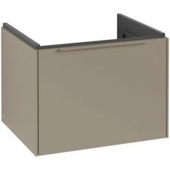 Villeroy & Boch Subway 3.0 Waschtischunterschrank 572mm Mit 1 Auszug Einfarbig Taupe Mit Beleuchtung -VILLEROY & BOCH shop 71070304 2