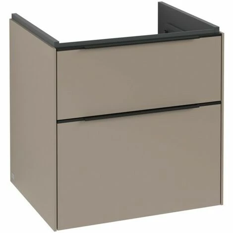 Villeroy & Boch Subway 3.0 Waschtischunterschrank XL 572mm mit 2 Auszügen Taupe Mit Beleuchtung Volcano Black Villeroy & Boch Subway 3.0 Waschtischunterschrank XL 572mm Mit 2 Auszügen Taupe Mit Beleuchtung Volcano Black -VILLEROY & BOCH shop 71070311 2
