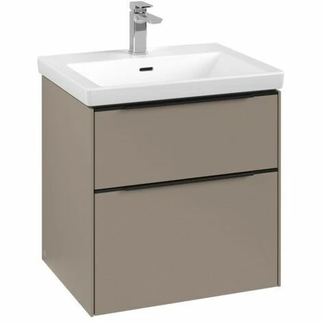 Villeroy & Boch Subway 3.0 Waschtischunterschrank XL 572mm mit 2 Auszügen Taupe Mit Beleuchtung Volcano Black Villeroy & Boch Subway 3.0 Waschtischunterschrank XL 572mm Mit 2 Auszügen Taupe Mit Beleuchtung Volcano Black -VILLEROY & BOCH shop 71070311 3
