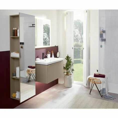Villeroy & Boch Subway 3.0 Spiegelregal Cashmere Grey Regal Links 5 Villeroy & Boch Subway 3.0 Spiegelregal Cashmere Grey Regal Links – Bild 3