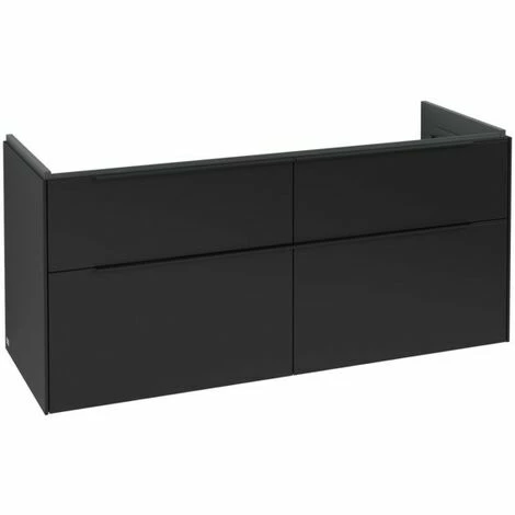 Villeroy & Boch Subway 3.0 Waschtischunterschrank XL 1272mm mit 4 Auszügen für Doppelwaschtisch Volcano Black Ohne Beleuchtung Volcano Black Villeroy & Boch Subway 3.0 Waschtischunterschrank XL 1272mm Mit 4 Auszügen Für Doppelwaschtisch Volcano Black Ohne Beleuchtung Volcano Black -VILLEROY & BOCH shop 71263751 2