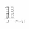 Villeroy & Boch Subway 3.0 Hochschrank Mit 1 Tür Und 1 Wäscheklappe Einfarbig Links Graphite 2 Villeroy & Boch Subway 3.0 Hochschrank Mit 1 Tür Und 1 Wäscheklappe Einfarbig Links Graphite -VILLEROY & BOCH shop 71263779 1