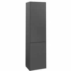 Villeroy & Boch Subway 3.0 Hochschrank Mit 1 Tür Und 1 Wäscheklappe Einfarbig Links Graphite -VILLEROY & BOCH shop 71263779 2