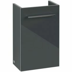 Villeroy & Boch Avento Waschtischunterschrank, 34 Cm Mit 1 Tür Links Crystal Grey