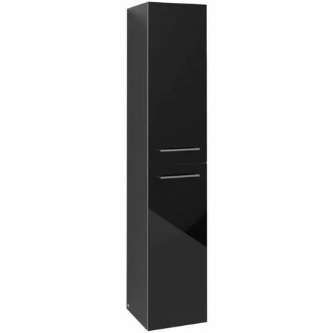 Villeroy & Boch Avento Hochschrank Mit 2 Türen Rechts Crystal Black 4 Villeroy & Boch Avento Hochschrank Mit 2 Türen Rechts Crystal Black – Bild 2