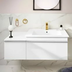 Villeroy & Boch Venticello Schrankwaschtisch 80 Cm Mit 1 Hahnloch Stone White Mit CeramicPlus Beschichtung -VILLEROY & BOCH shop 71356816 3