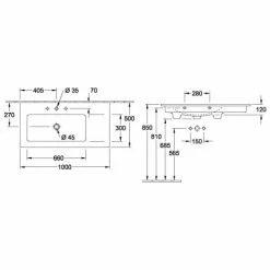 Villeroy & Boch Venticello Waschtisch 100 Cm Beckenposition Variabel Mit 1 Hahnloch Stone White Becken Links Mit CeramicPlus Beschichtung 4 Villeroy & Boch Venticello Waschtisch 100 Cm Beckenposition Variabel Mit 1 Hahnloch Stone White Becken Links Mit CeramicPlus Beschichtung -VILLEROY & BOCH shop 71356819 3