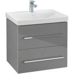 Villeroy & Boch Avento Waschtischunterschrank Mit 2 Auszügen 58 Cm Stone Oak
