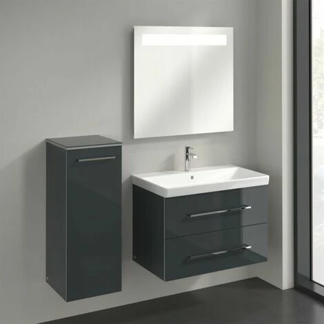 Villeroy & Boch Avento Seitenschrank Mit 1 Tür Links Crystal Grey 5 Villeroy & Boch Avento Seitenschrank Mit 1 Tür Links Crystal Grey – Bild 3