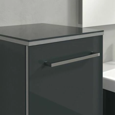 Villeroy & Boch Avento Seitenschrank Mit 1 Tür Links Crystal Grey 6 Villeroy & Boch Avento Seitenschrank Mit 1 Tür Links Crystal Grey – Bild 4