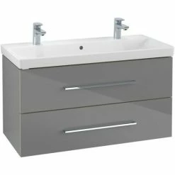 Villeroy & Boch Avento Waschtischunterschrank Mit 2 Auszügen 98 Cm Stone Oak 3 Villeroy & Boch Avento Waschtischunterschrank Mit 2 Auszügen 98 Cm Stone Oak -VILLEROY & BOCH shop 71356930 2