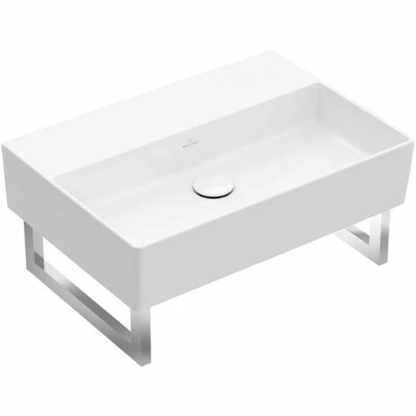 Villeroy & Boch Memento 2.0 Waschtisch 60 Cm Ohne Hahnloch Ohne Überlauf Weiß Alpin Ungeschliffen Ohne Beschichtung 5 Villeroy & Boch Memento 2.0 Waschtisch 60 Cm Ohne Hahnloch Ohne Überlauf Weiß Alpin Ungeschliffen Ohne Beschichtung – Bild 3