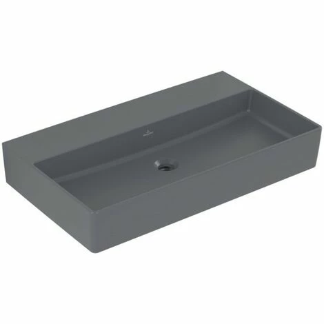 Villeroy & Boch Memento 2.0 Waschtisch 80 cm Ohne Hahnloch Ohne Überlauf Graphite Ungeschliffen Mit CeramicPlus Beschichtung Villeroy & Boch Memento 2.0 Waschtisch 80 Cm Ohne Hahnloch Ohne Überlauf Graphite Ungeschliffen Mit CeramicPlus Beschichtung -VILLEROY & BOCH shop 71357013 2
