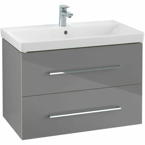Villeroy & Boch Avento Waschtischunterschrank Mit 2 Auszügen 78 Cm Elm Impresso 4 Villeroy & Boch Avento Waschtischunterschrank Mit 2 Auszügen 78 Cm Elm Impresso – Bild 2