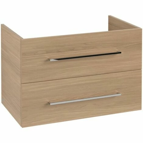 Villeroy & Boch Avento Waschtischunterschrank Mit 2 Auszügen 78 Cm Elm Impresso 6 Villeroy & Boch Avento Waschtischunterschrank Mit 2 Auszügen 78 Cm Elm Impresso – Bild 4
