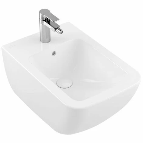 Villeroy & Boch Venticello Bidet Wandhängend Weiß Alpin Ohne Beschichtung 4 Villeroy & Boch Venticello Bidet Wandhängend Weiß Alpin Ohne Beschichtung – Bild 2