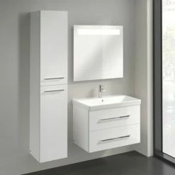 Villeroy & Boch Avento Hochschrank Mit 2 Türen Links Crystal White -VILLEROY & BOCH shop 71383405 4