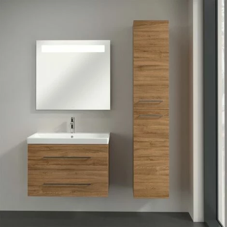Villeroy & Boch Avento Hochschrank Mit 2 Türen Rechts Kansas Oak 5 Villeroy & Boch Avento Hochschrank Mit 2 Türen Rechts Kansas Oak – Bild 3