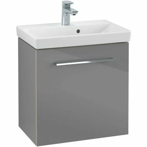 Villeroy & Boch Avento Waschtischunterschrank Mit 1 Tür 53 Cm Links Crystal Black 4 Villeroy & Boch Avento Waschtischunterschrank Mit 1 Tür 53 Cm Links Crystal Black – Bild 2