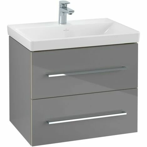 Villeroy & Boch Avento Waschtischunterschrank Mit 2 Auszügen 63 Cm Crystal Black 3 Villeroy & Boch Avento Waschtischunterschrank Mit 2 Auszügen 63 Cm Crystal Black