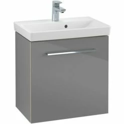 Villeroy & Boch Avento Waschtischunterschrank Mit 1 Tür 53 Cm Links Crystal Grey 5 Villeroy & Boch Avento Waschtischunterschrank Mit 1 Tür 53 Cm Links Crystal Grey -VILLEROY & BOCH shop 71383486 4