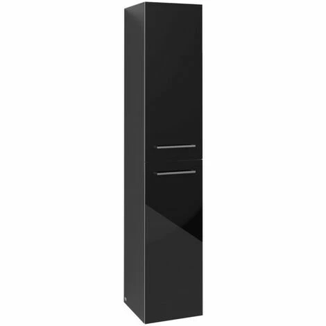 Villeroy & Boch Avento Hochschrank Mit 2 Türen Links Crystal Black 4 Villeroy & Boch Avento Hochschrank Mit 2 Türen Links Crystal Black – Bild 2