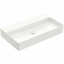 Villeroy & Boch Memento 2.0 Waschtisch 80 Cm Ohne Hahnloch Ohne Überlauf Weiß Alpin Geschliffen Ohne Beschichtung -VILLEROY & BOCH shop 71383537 2