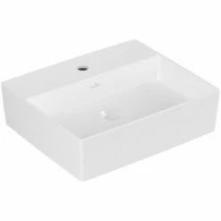 Villeroy & Boch Memento 2.0 Aufsatzwaschtisch Mit Hahnloch 50 Cm Ohne Überlauf Weiß Alpin Ohne Beschichtung -VILLEROY & BOCH shop 71383562 4