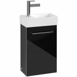 Villeroy & Boch Avento Waschtischunterschrank, 34 Cm Mit 1 Tür Rechts Crystal Black -VILLEROY & BOCH shop 71383584 4