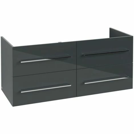 Villeroy & Boch Avento Waschtischunterschrank mit 4 Auszügen für Doppelwaschtisch Crystal Grey Villeroy & Boch Avento Waschtischunterschrank Mit 4 Auszügen Für Doppelwaschtisch Crystal Grey -VILLEROY & BOCH shop 71383600 1