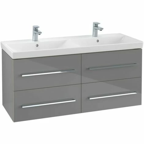 Villeroy & Boch Avento Waschtischunterschrank mit 4 Auszügen für Doppelwaschtisch Crystal Grey Villeroy & Boch Avento Waschtischunterschrank Mit 4 Auszügen Für Doppelwaschtisch Crystal Grey -VILLEROY & BOCH shop 71383600 3