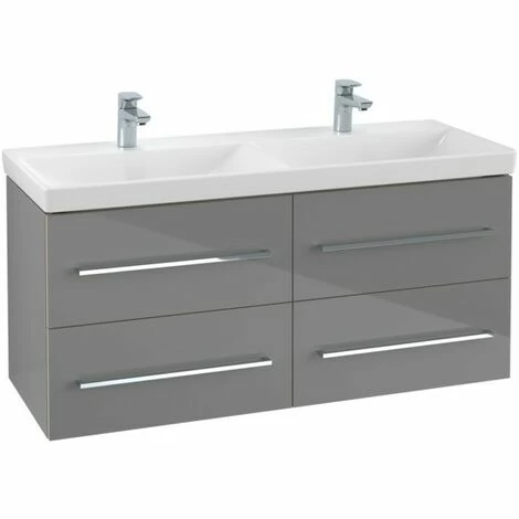 Villeroy & Boch Avento Waschtischunterschrank mit 4 Auszügen für Doppelwaschtisch Crystal Grey Villeroy & Boch Avento Waschtischunterschrank Mit 4 Auszügen Für Doppelwaschtisch Crystal Grey -VILLEROY & BOCH shop 71383600 4