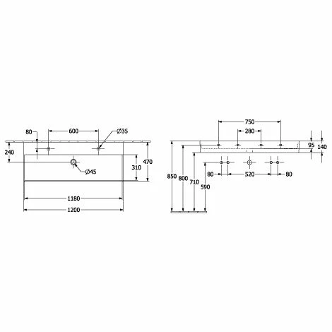 Villeroy & Boch Memento 2.0 Waschtisch 120 cm Mit 2 Hahnlöchern Ohne Überlauf Stone White Ungeschliffen Mit CeramicPlus Beschichtung Villeroy & Boch Memento 2.0 Waschtisch 120 Cm Mit 2 Hahnlöchern Ohne Überlauf Stone White Ungeschliffen Mit CeramicPlus Beschichtung -VILLEROY & BOCH shop 71383652 1
