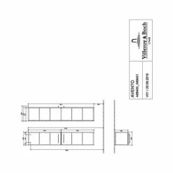 Villeroy & Boch Avento Hochschrank Mit 2 Türen Rechts Nordic Oak