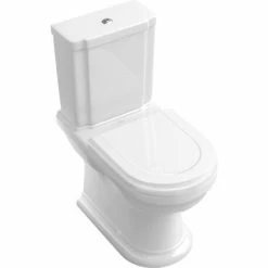 Villeroy & Boch Hommage Closetzitting Softclose/quickrelease Chroom Scharn Wit